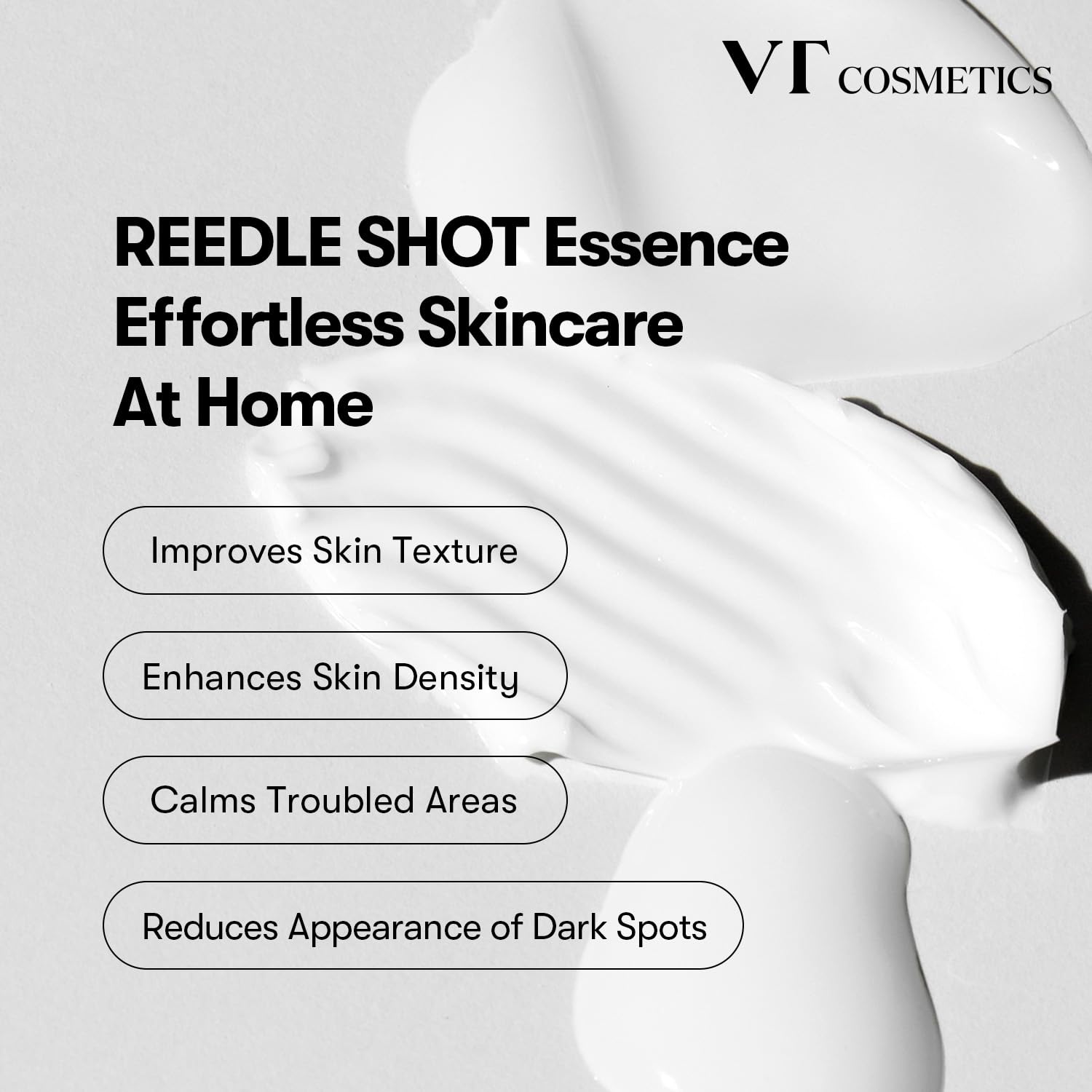 VT COSMETICS CICA Reedle Shot 300 Essence | Intensive Face Essence, Centella Complex, Hyaluronic Acid, Green Propolis Extract 1.69Fl Oz (50ml)